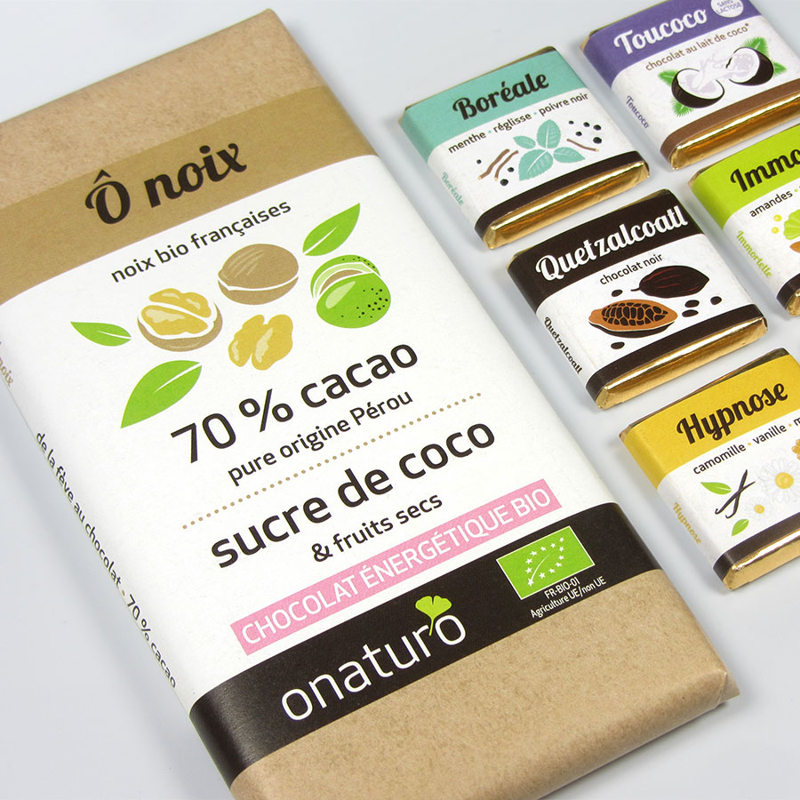 Exemple de design de packaging alimentaire